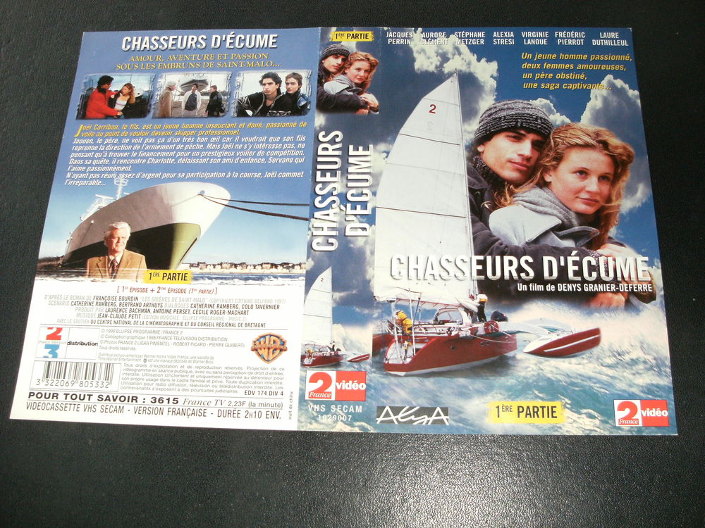 Rare film :" Chasseurs d'ecume " DVD et blu-ray