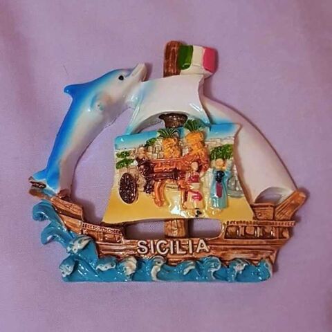 Aimant frigo , Sicilia, Sicile d'Italie 3 Nimes (30)