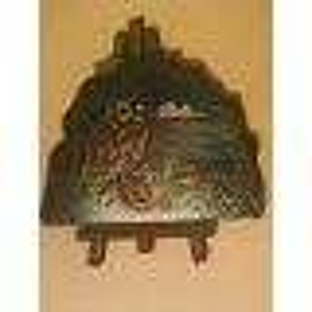 Chouette hibou sur ardoise, chevalet de pr&eacute;sentation Tic.Tac 