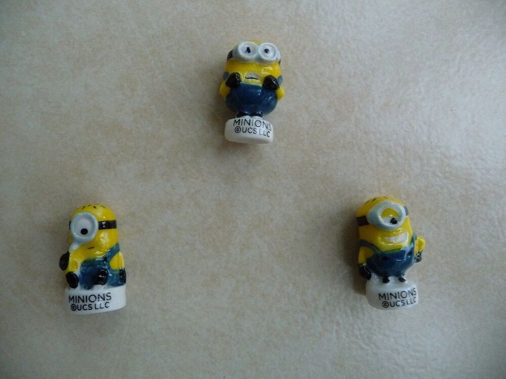 3 f&egrave;ves Minions 
