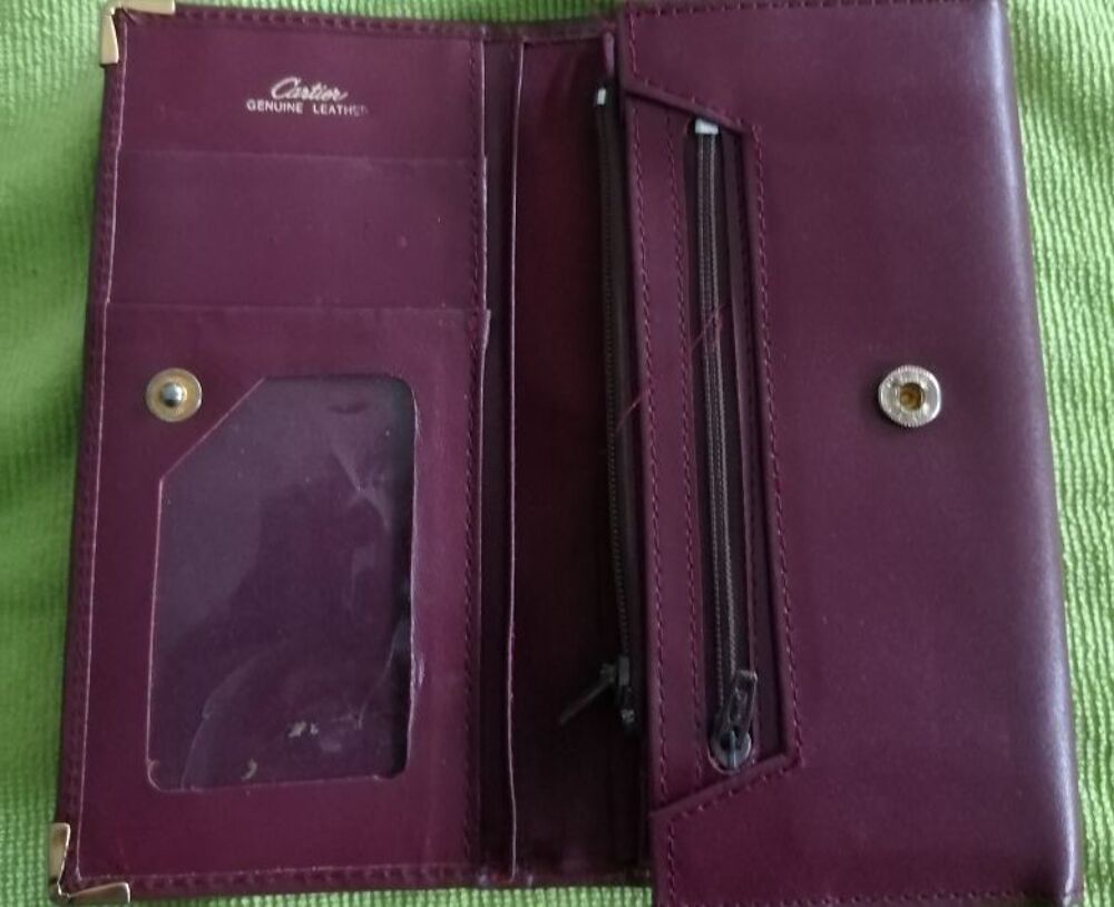 Portefeuille CARTIER vintage Maroquinerie