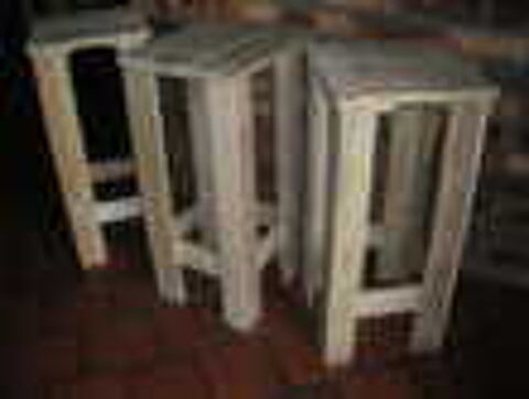 TABOURET MANGE DEBOUT TABOURET HAUT BOIS 100 % RECYCLE Meubles