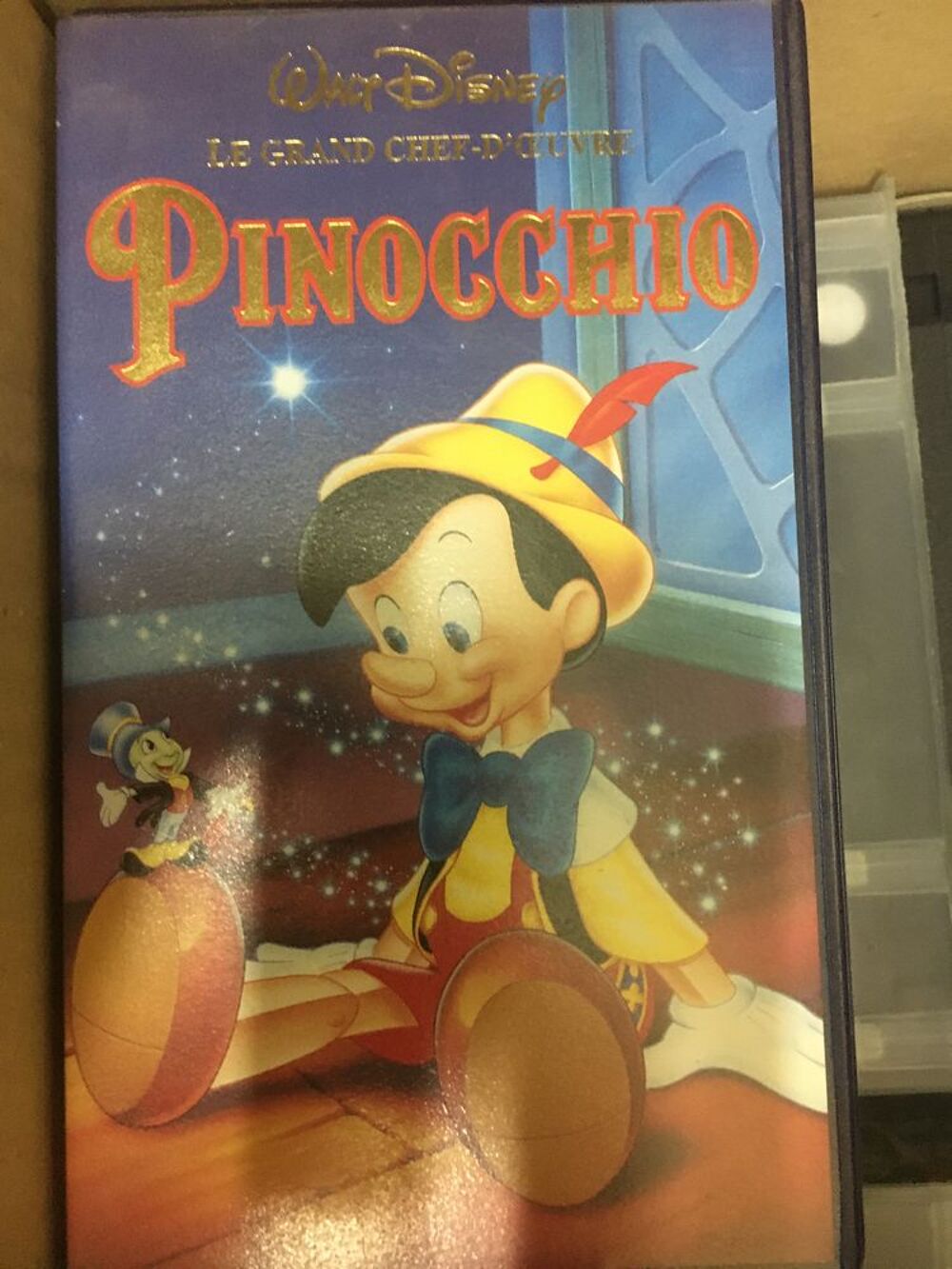 cassette vid&eacute;o Walt Disney 
Pinocchio
DVD et blu-ray