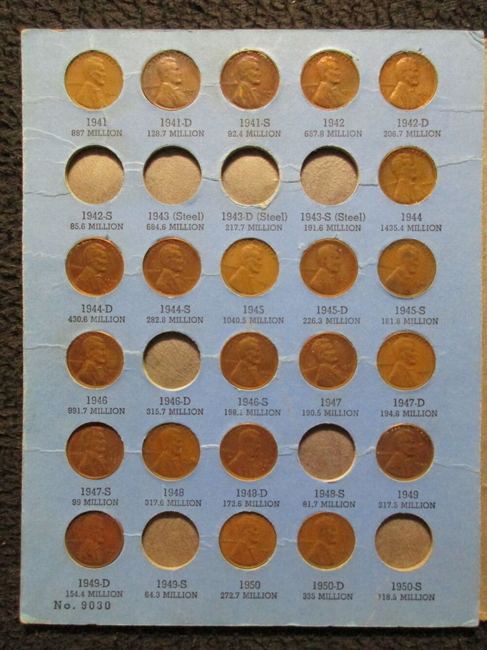 Album Collection 1 Cent Lincoln Avec Pcs Rare 