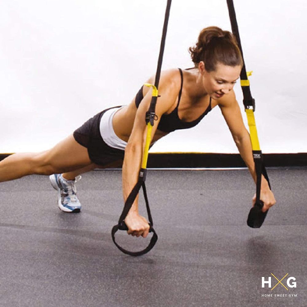 JOWY Suspension Trainer avec sangles r&eacute;glables Sports