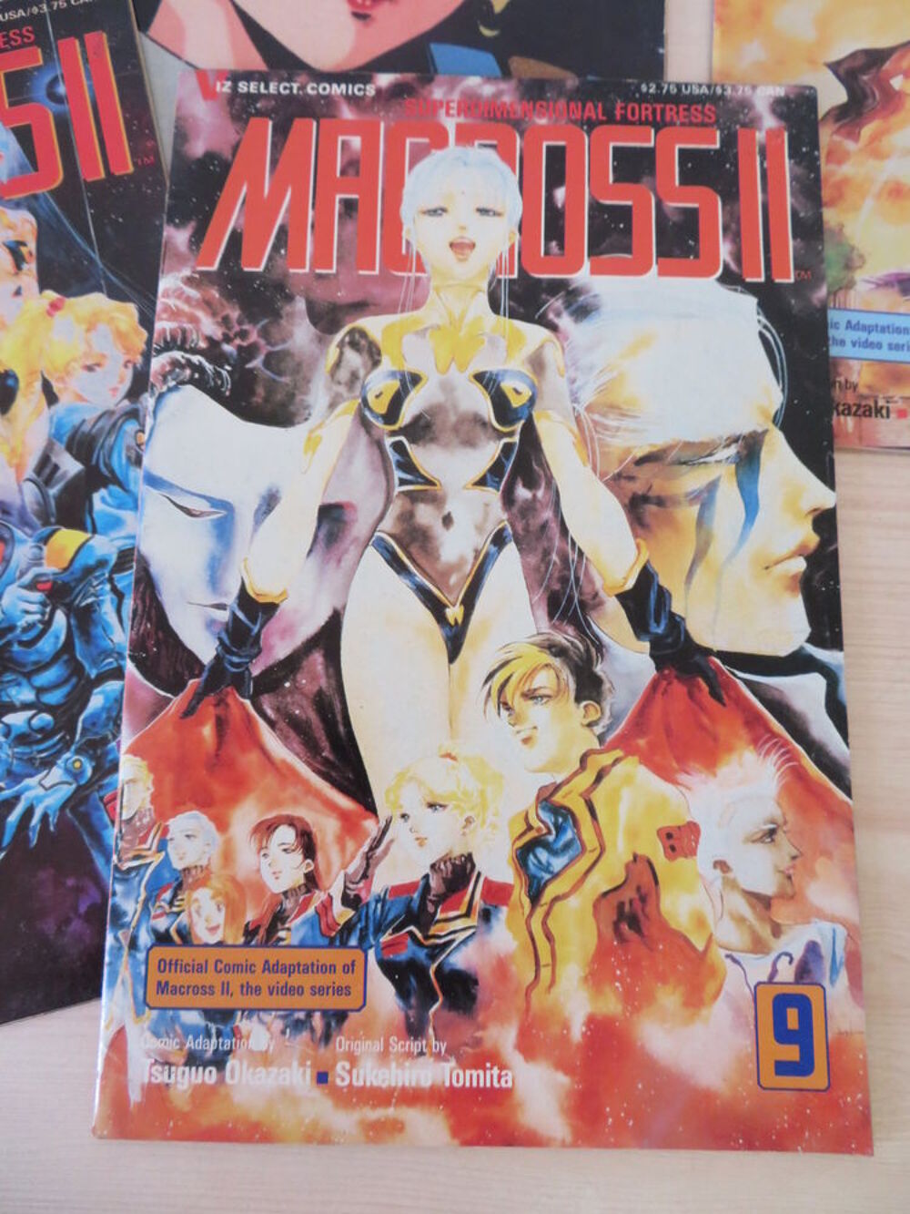 Lot comics Macross II Viz Big West 1993 Robotech Mikimoto TV Livres et BD