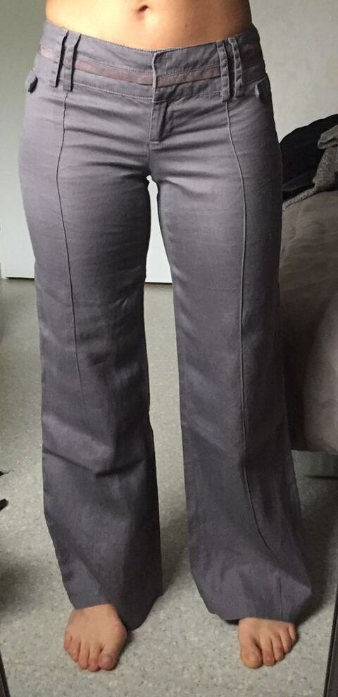 Pantalon best sale lin promod