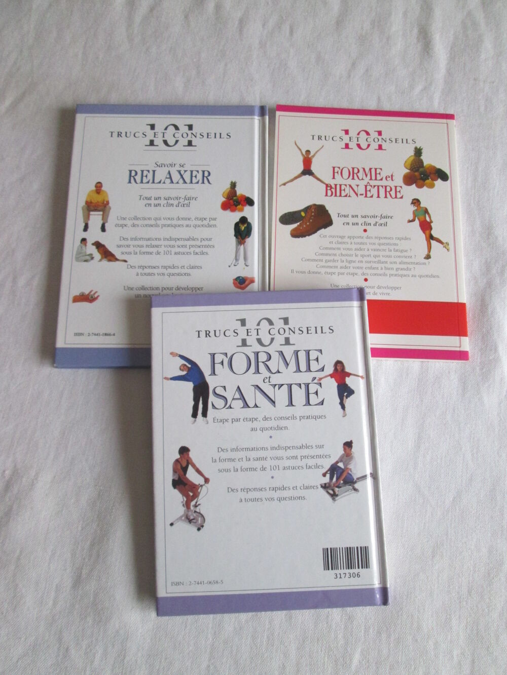 Lot 3 petits livres 101 trucs et conseils Livres et BD