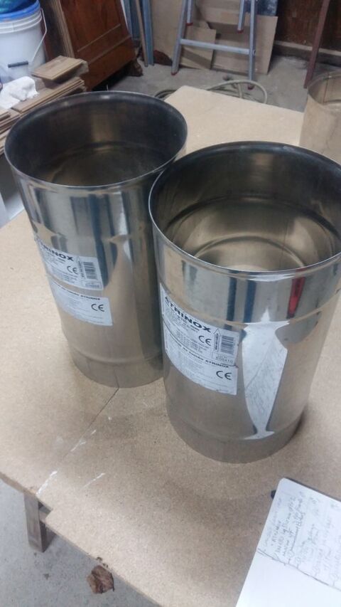 2 TUBES INOX DN180 long 330mm M/F 45 Vern-sur-Seiche (35)
