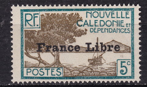 Timbres NOUVELLE CALDONIE-1941 YT 199 3 Lyon 5 (69)