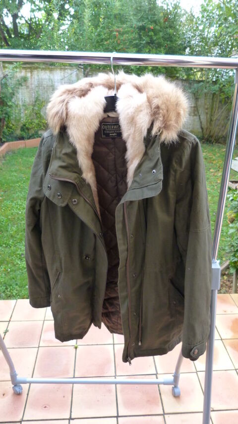  Manteau femme kaki avec capuche fausse fourrure amovible 20 Cormeilles-en-Parisis (95)