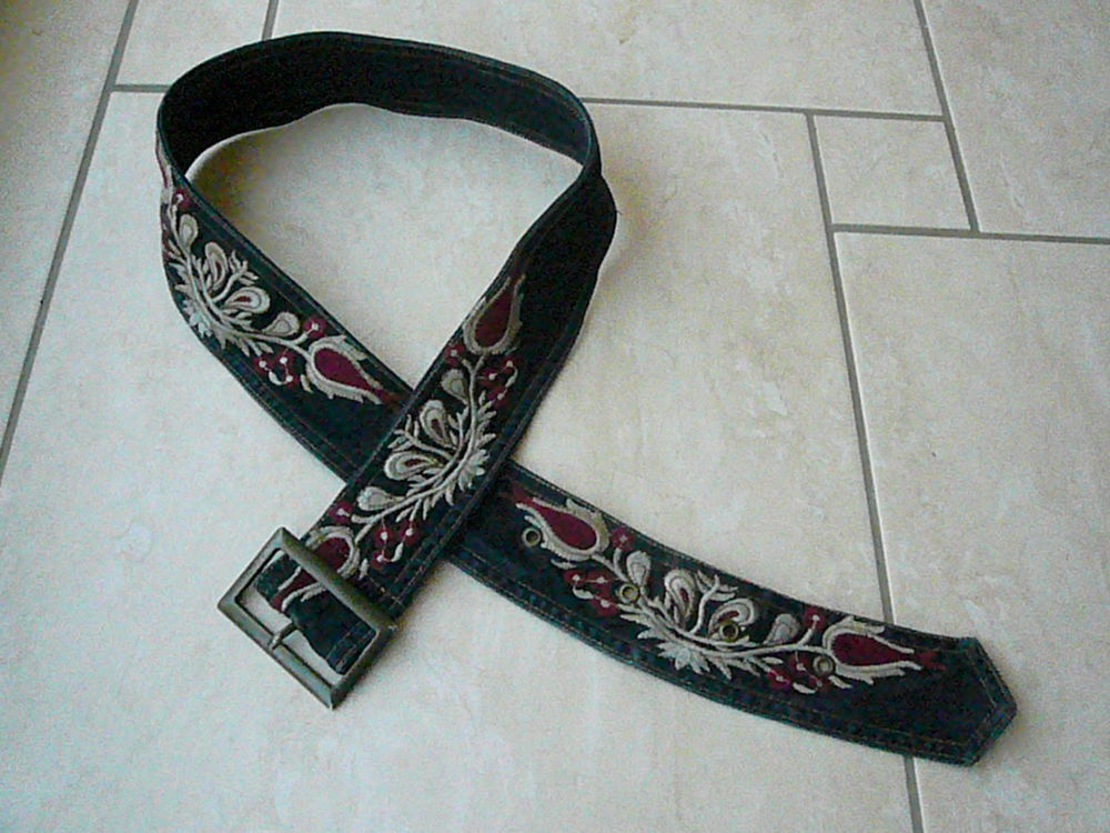 Ceinture en jean 90 cm Maroquinerie