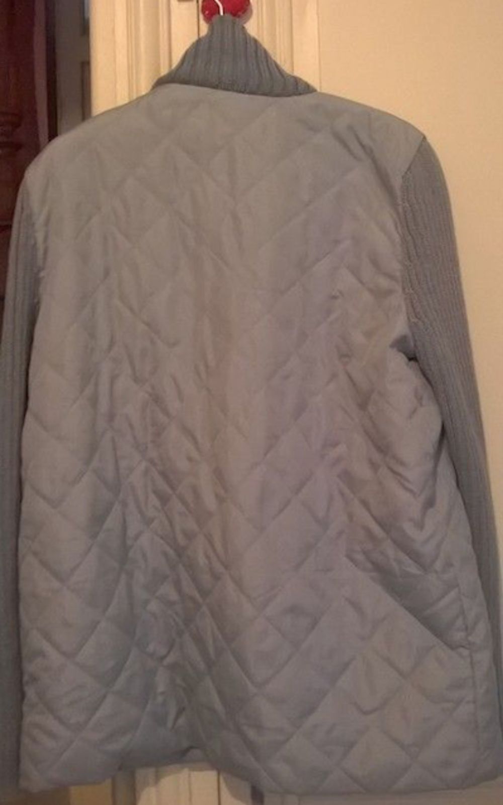 Veste manteau leger bleu gris NEUF Vêtements