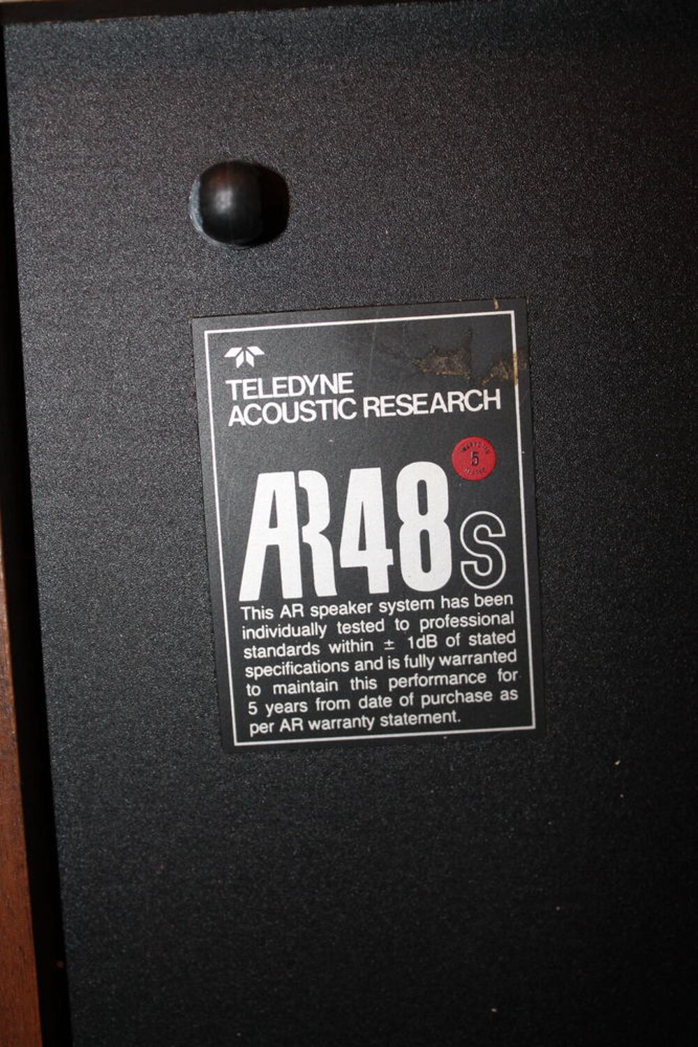 Enceinte Acoustic Research AR48S Audio et hifi