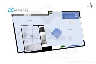  Appartement � vendre 2 pi�ces 43 m�