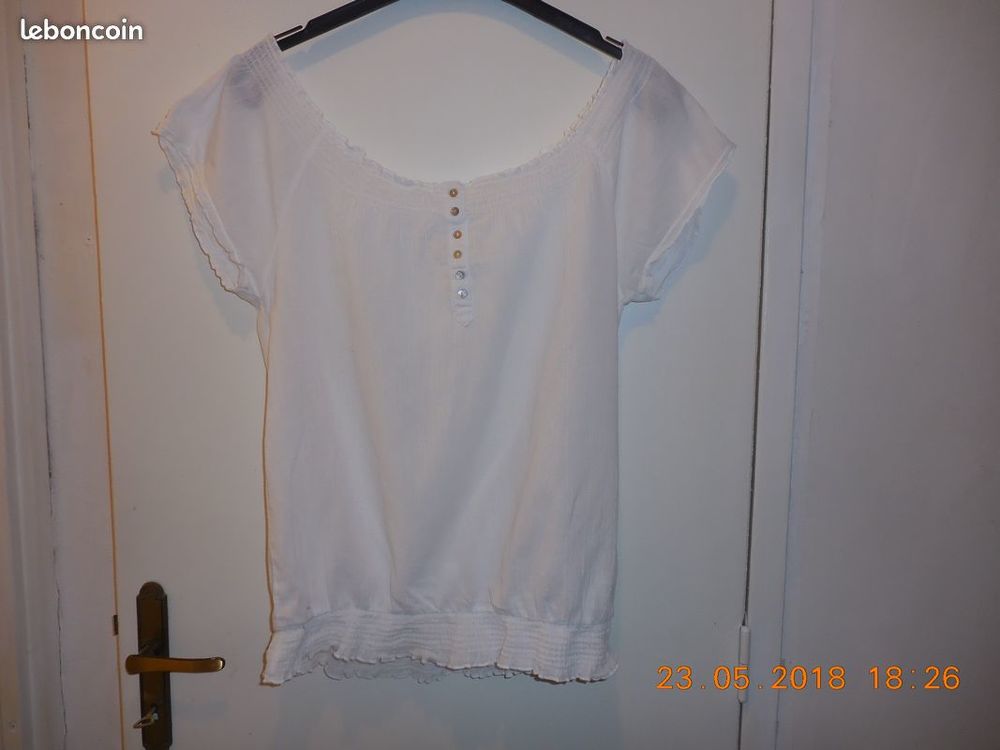 chemisier blanc 42 44 Vêtements