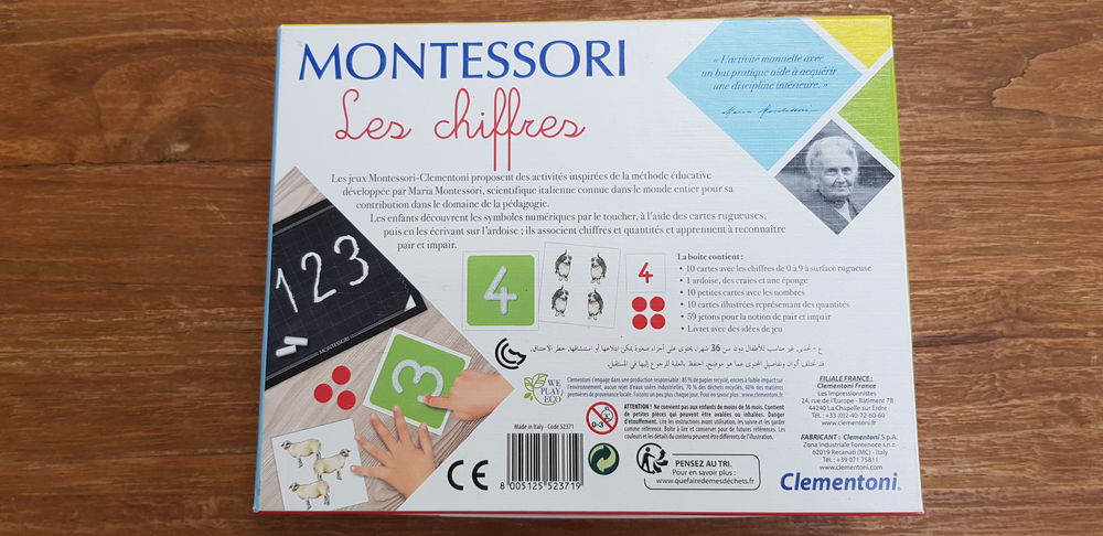 Lot d'apprentissage lecture 4 &agrave; 6 ans Nathan + Montessori Jeux / jouets