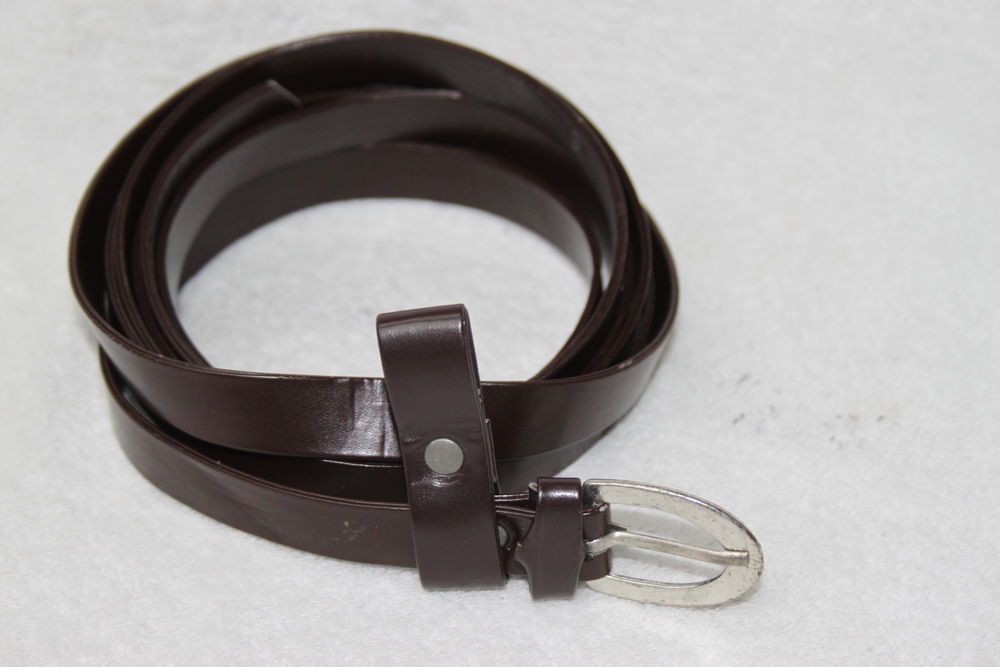 Ceinture fine double tour Maroquinerie