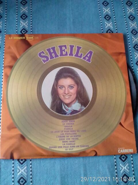 Vinyle 33T DISQUE D'OR - SHEILA 15 Cachan (94)