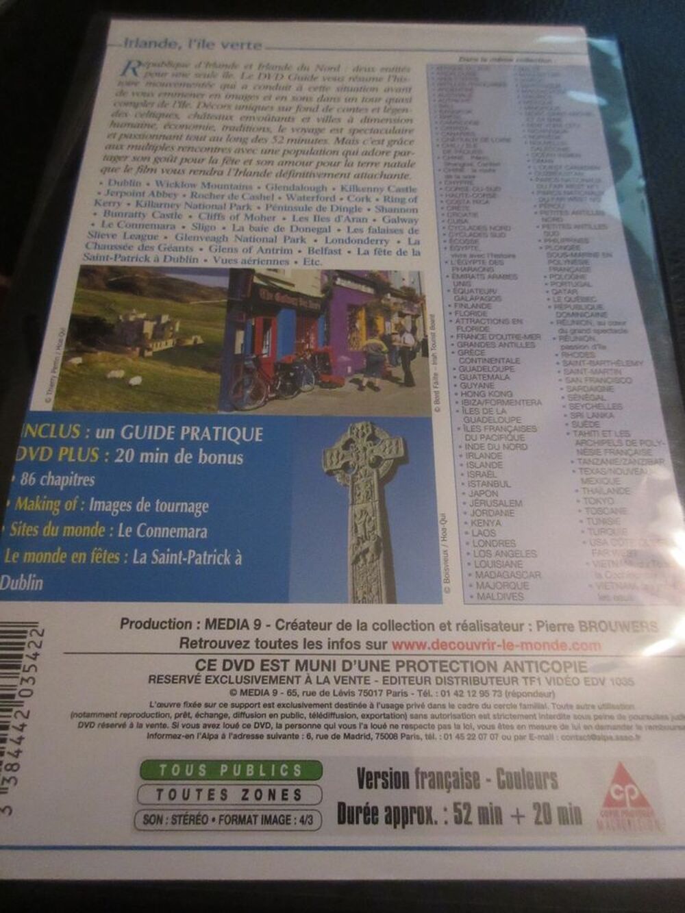 DVD L'IRLANDE DVD et blu-ray