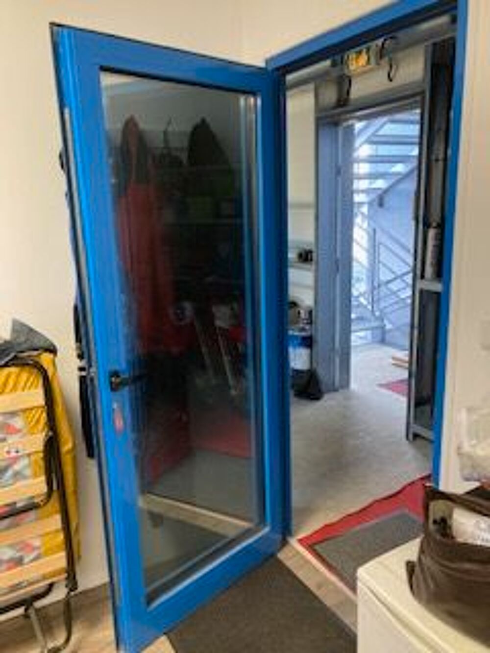 2 porte d'entr&eacute;e vitr&eacute;e aluminium Bricolage