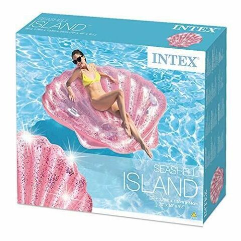 Bou�e INTEX Ile Rose gonflable 178 x 165 x 24 cm 10 T�teghem (59)