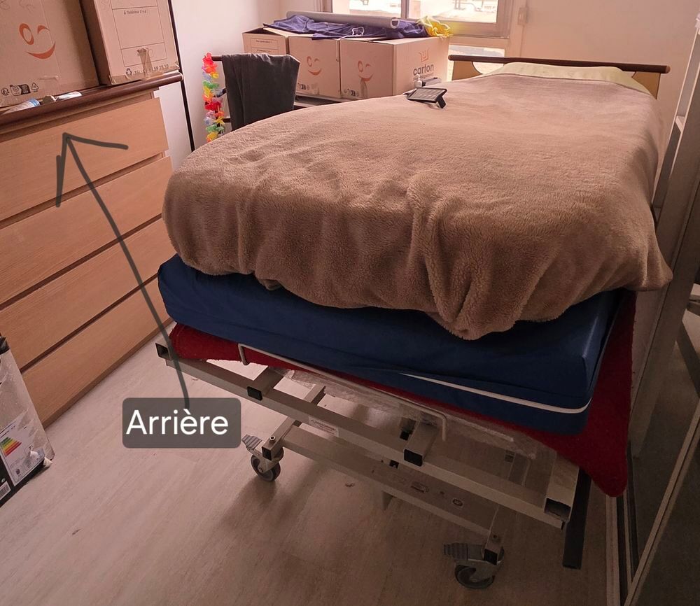 Lit m&eacute;dicalis&eacute; 200 x 90 cm Meubles