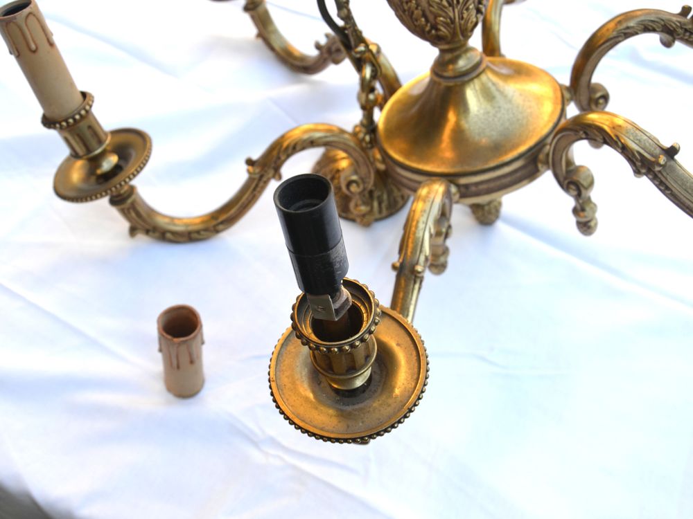 lustre bronze Décoration