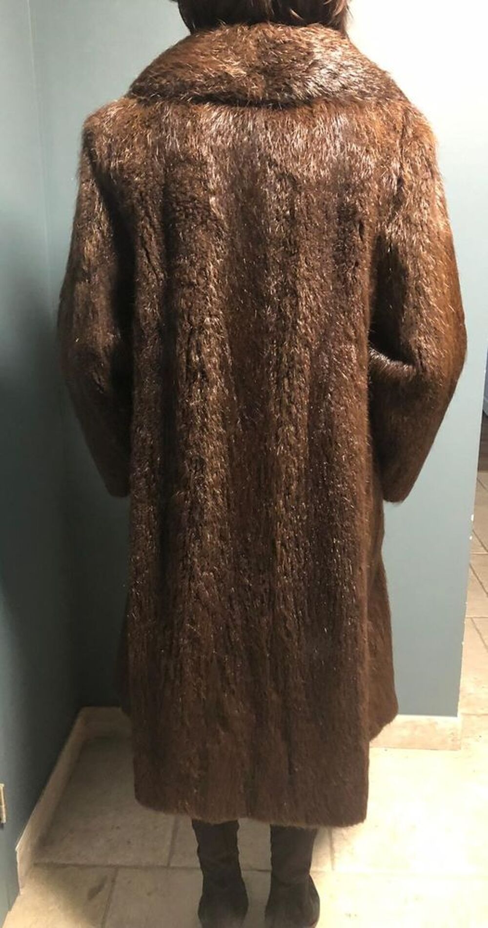 Beau manteau en vison Vêtements