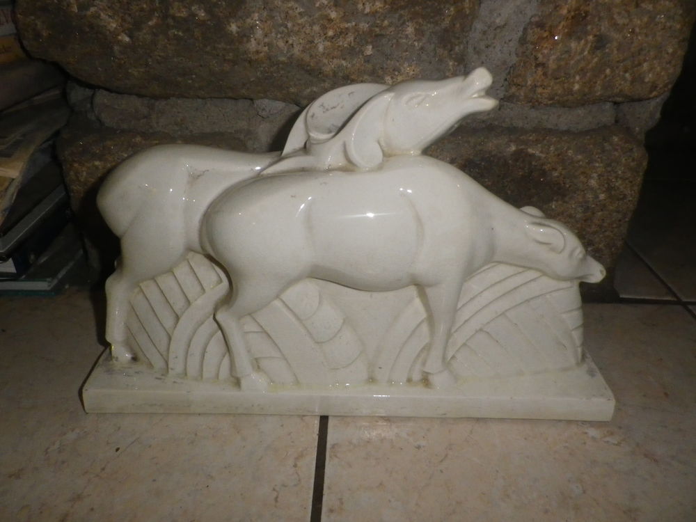 C&eacute;ramique dans le go&ucirc;t de LEMANCEAU - Saint Cl&eacute;ment, Biches Décoration