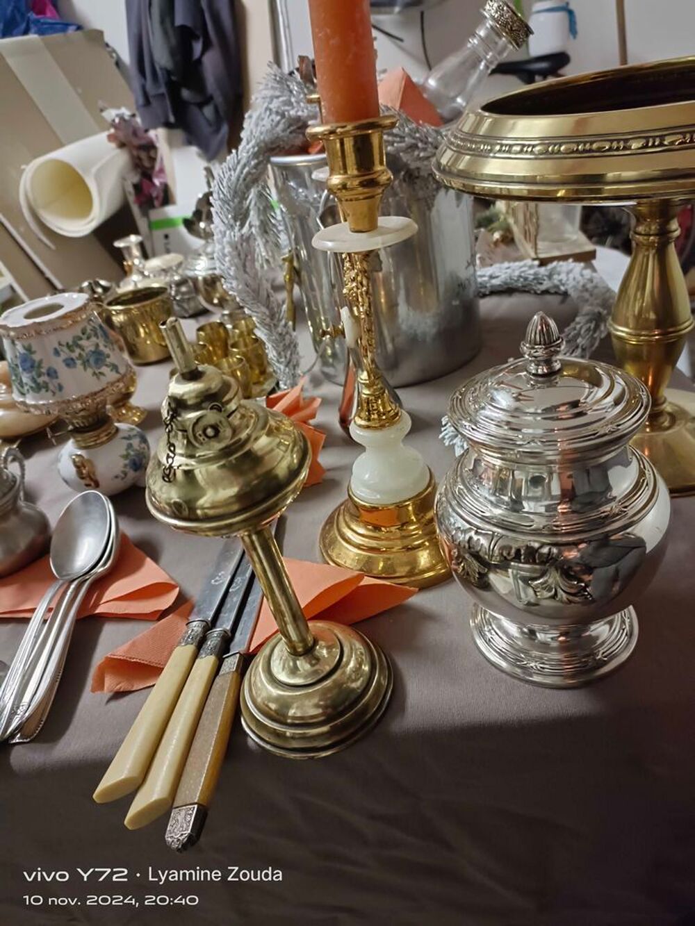 une table pour No&euml;l ou pour fin d'ann&eacute;e 