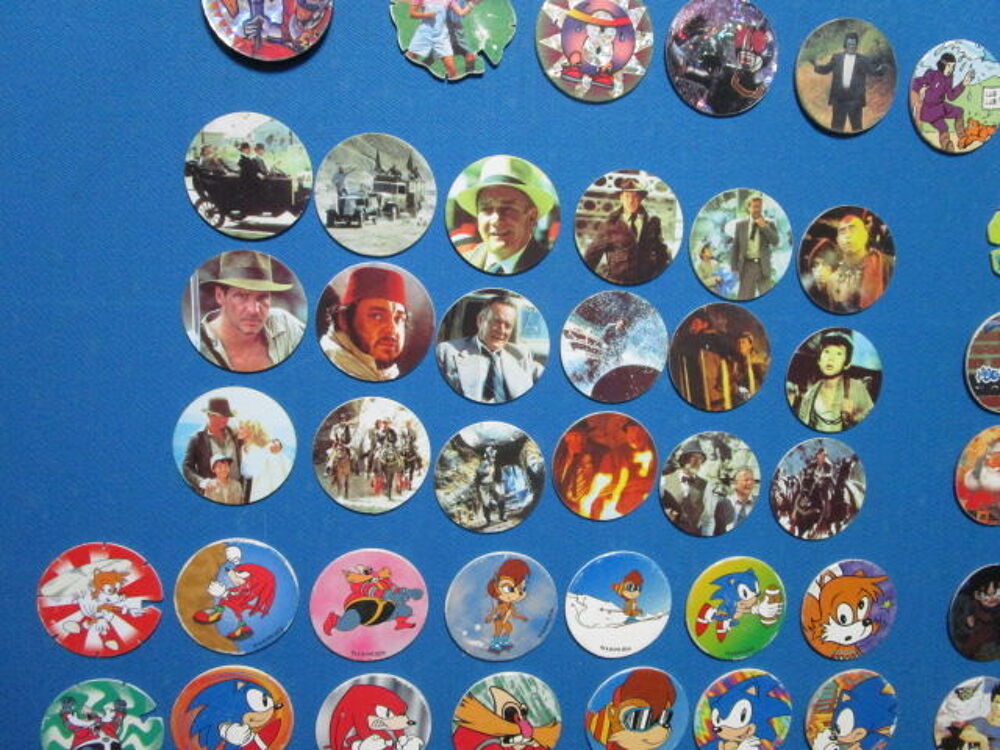 LOT 120 POG"PUBLICITAIRE-FOOTBALL-TAZ-DBZ-CINEMA-MASK" Jeux / jouets