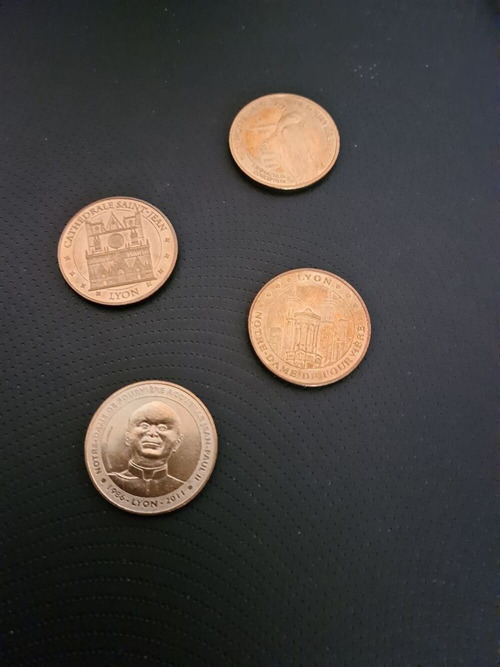 4 pi&egrave;ces de la monnaie de Paris 
