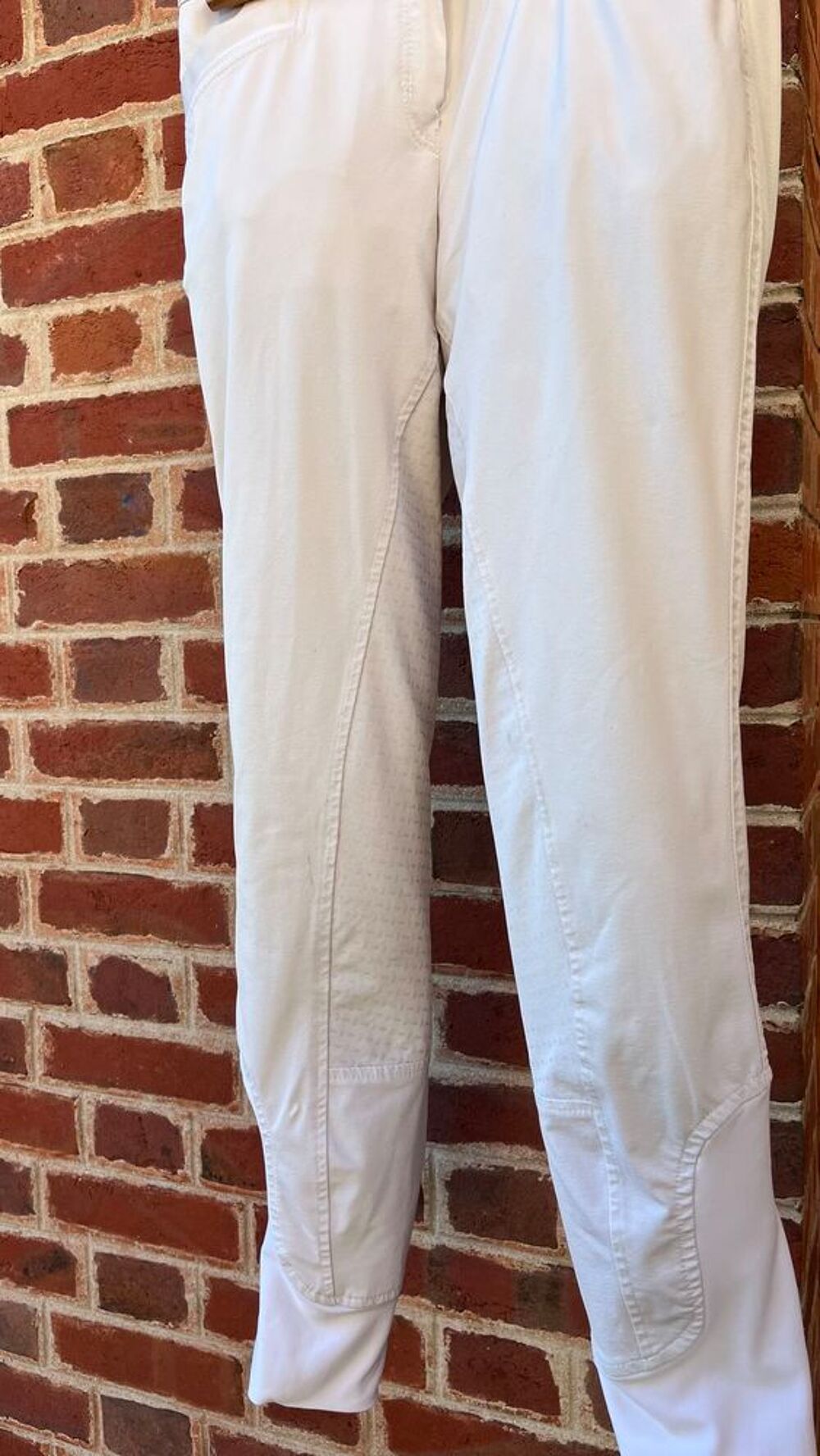Pantalon d'&eacute;quitation blanc Equitheme Sports