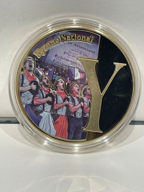 Collection la France de A � Z la frappe  Y - Hymne National  8 Dourdan (91)