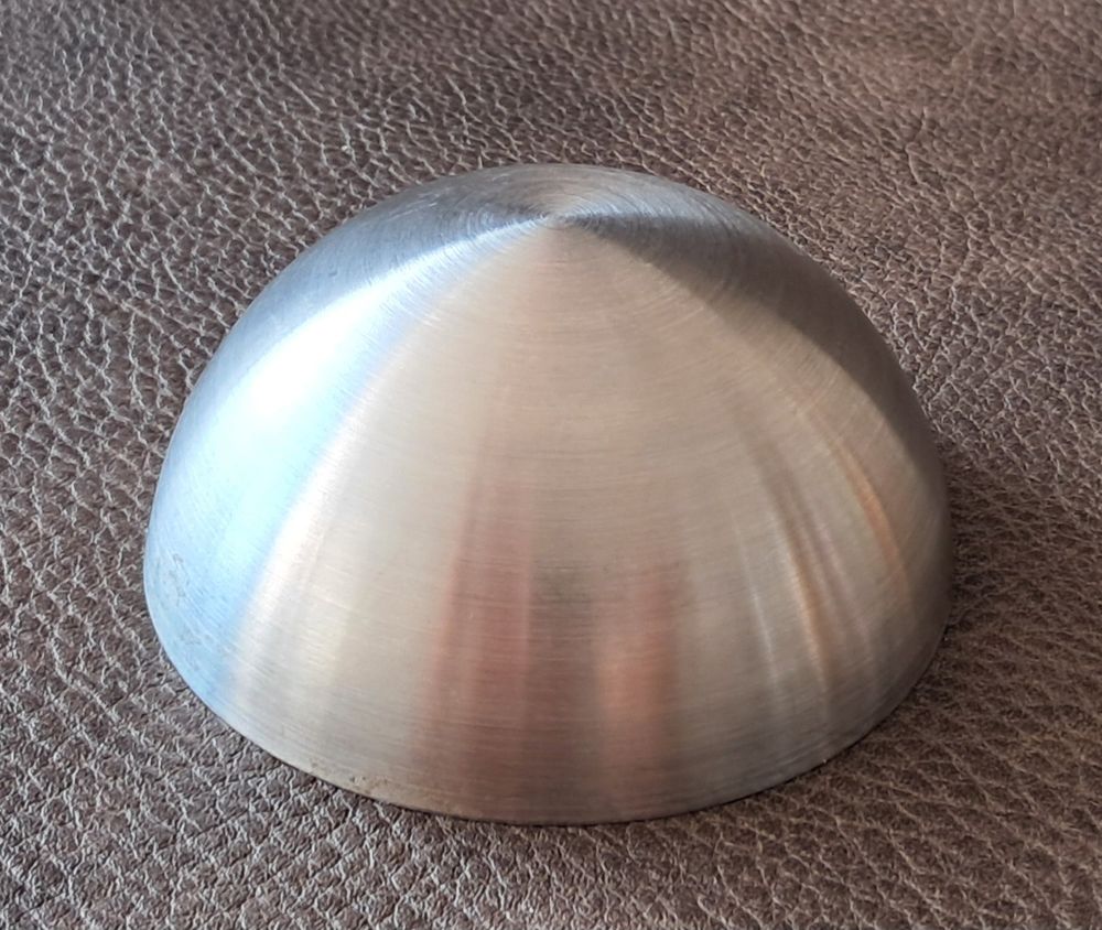 lot 4 demi sph&egrave;re calotte moule en inox cuisine p&acirc;tisserie Cuisine