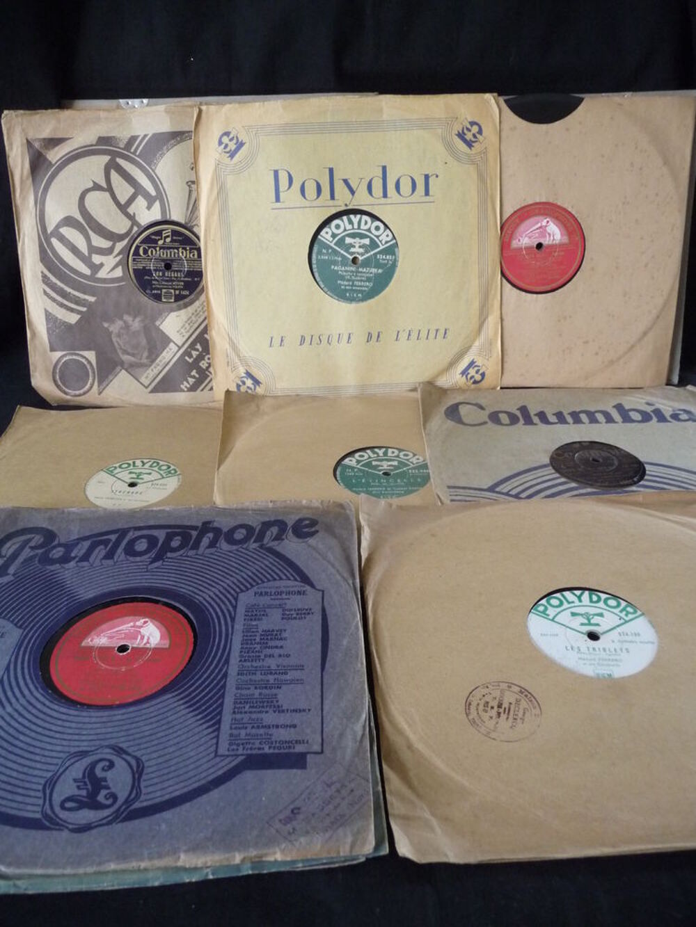 Disques 78 tours - Dont "Lucienne BOYER" 
