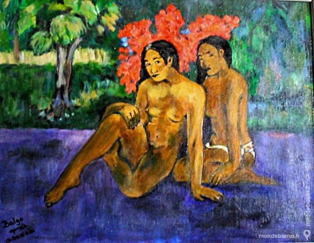 Tableau apr&egrave;s Paul Gauguin 