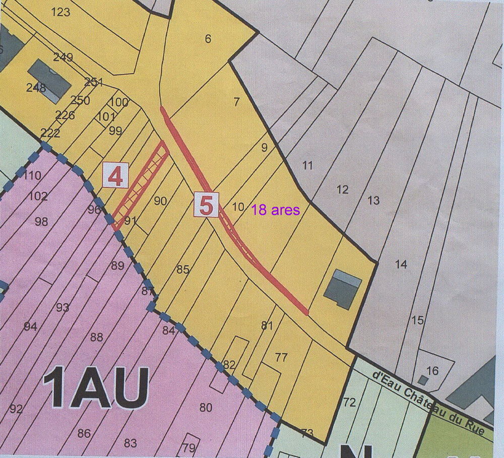 Vente Terrain parcelle constructible  Haute  Kontz Haute-kontz