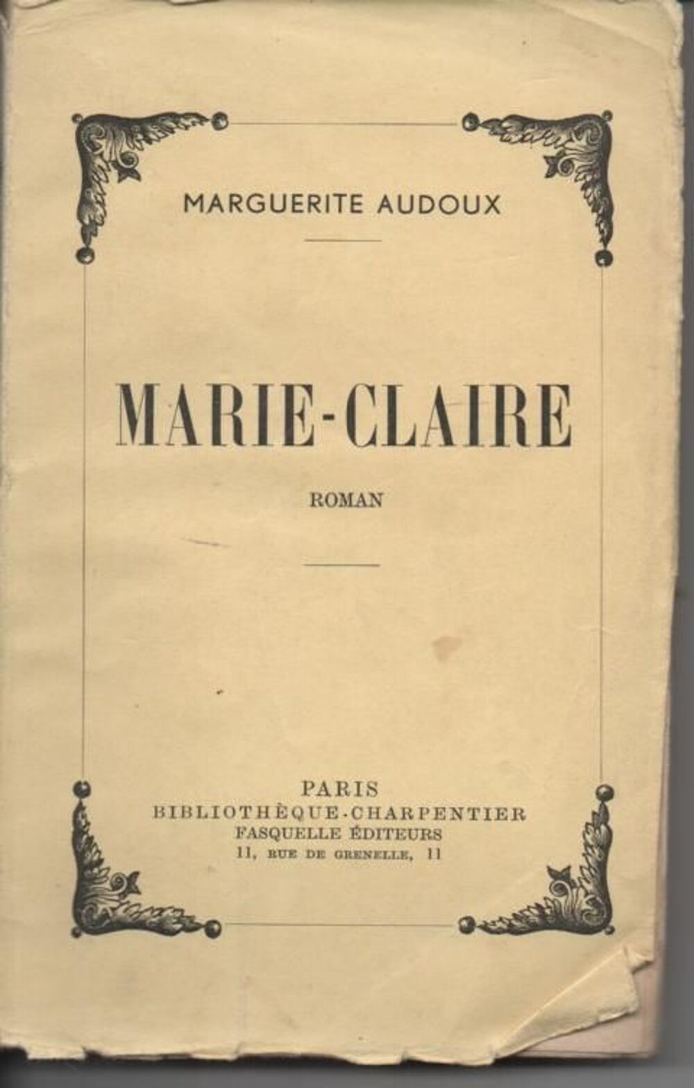 Marguerite AUDOUX Marie-Claire - 1947 Livres et BD
