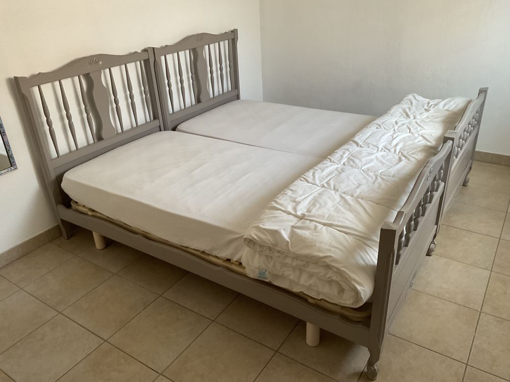 2 lits 90x190 Meubles
