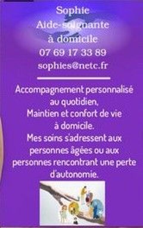 Aide-soignante à domicile 0 17230 Marans