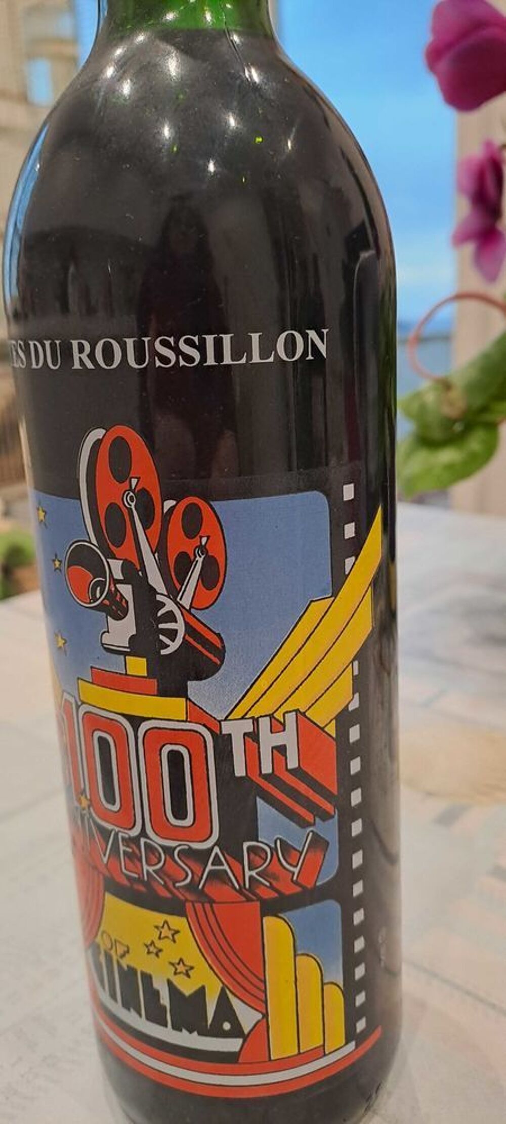 bouteille 100eme cin&eacute;ma 