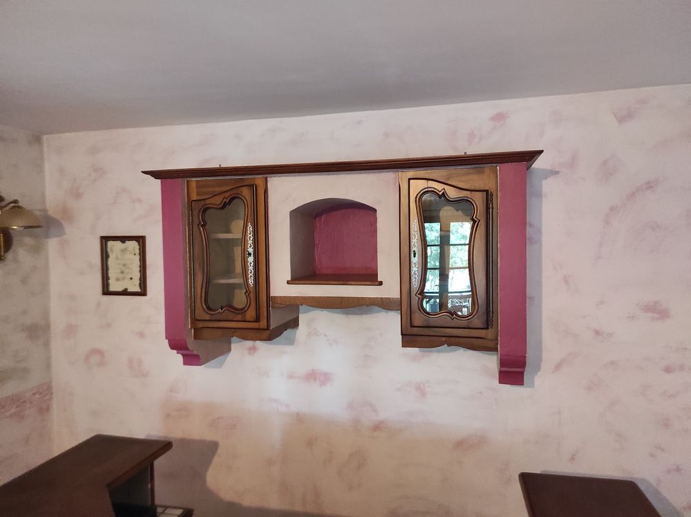 Vitrine meuble bar suspendue Meubles