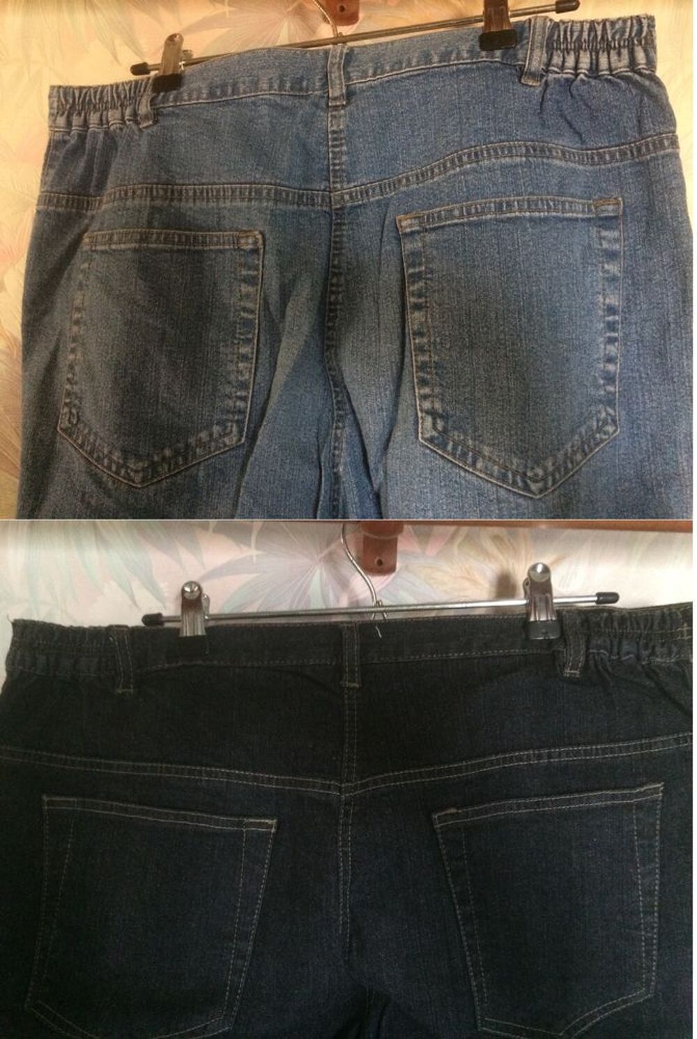 lot de 2 Jeans BLANCHEPORTE de taille 50 Vtements