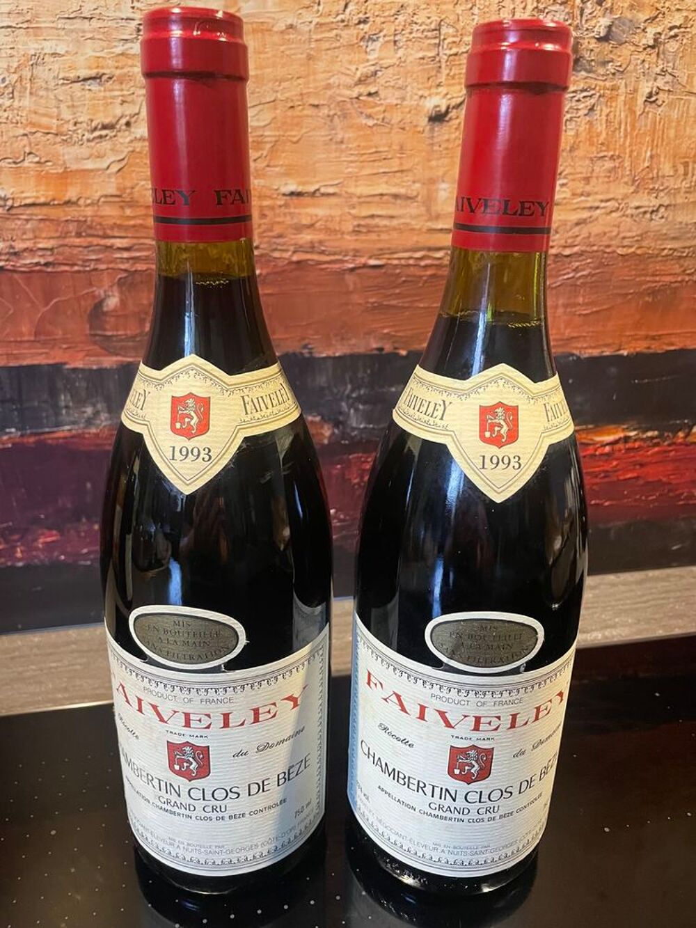 1 Bt CHAMBERTIN Grand Cru Clos de Beze 1993 FAIVELEY Cuisine