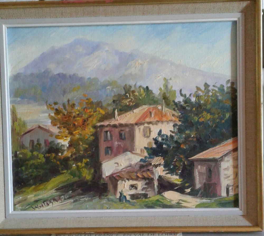  TABLEAU PEINTURE A L'HUILE Décoration