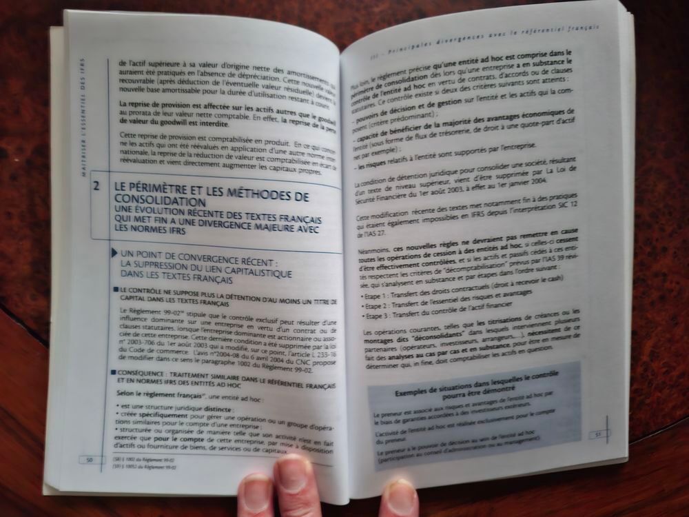 Ma&icirc;triser l'essentiel des IFRS Objectif 2005 Salustro Reydel Livres et BD