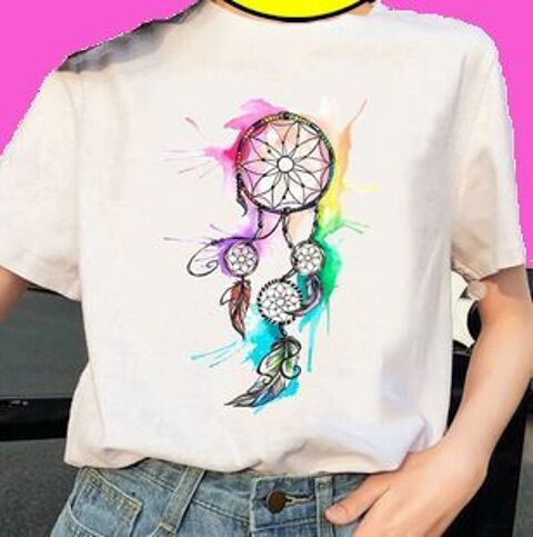 Tee-shirt blanc imprim� neuf 11 Lille (59)