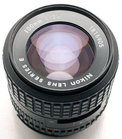 Objectif Nikon Nikkor 100mm f/2.8 vintage magnifique 95 Lyon 2 (69)